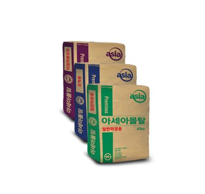드라이몰탈 40kg 포대 세 종류